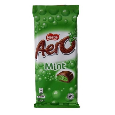 Nestle Aero Bubbly Mint Luftschokolade - Import