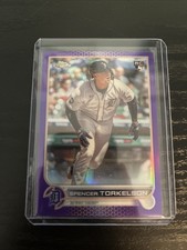 2022 Topps Chrome Update Series Spencer Torkelson #USC100 Purple Refractor (RC)