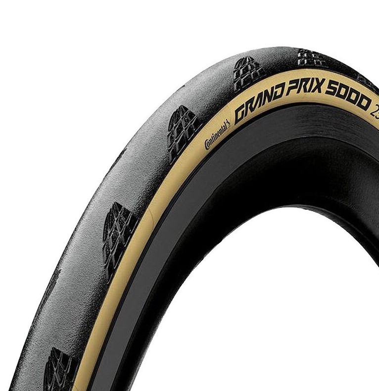 PAIR- 2  Continental Grand Prix 5000  700x25c  Black/Cream R