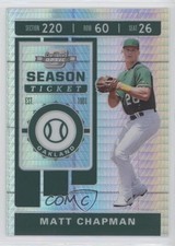 2020 Panini Chronicles Contenders Optic Hyper Prizm 68/299 Matt Chapman #20 0q1p