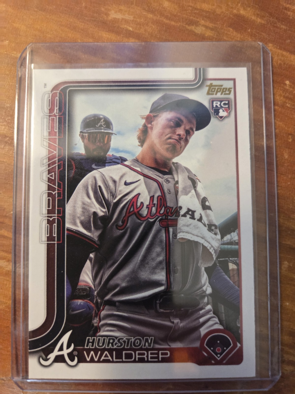 2025 Topps #253 Hurston Waldrep Golden Mirror