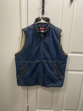 Vintage Wrangler Hero Sherpa-Lined Denim Vest