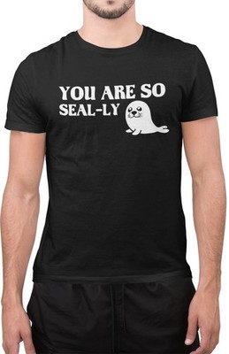 Lustiges Tumblr-Top T-Shirt You are So Seal-Ly Amazing Neuheit