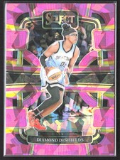 2024 Panini Select WNBA #100 Diamond DeShields Prizm Pink Ice