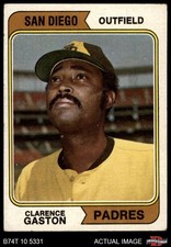 1974 Topps #364 Cito Gaston Padres VARIATION 3 - VG