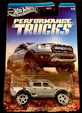 Hot Wheels 2019 Ford Ranger Raptor CUSTOM Wheel & Tire Real Riders.