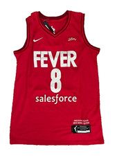 Sophie Cunningham #8 Indiana Fever Adult Jersey Size-S-44 Red