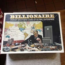 BILLIONAIRE Board Game by Parker Brothers