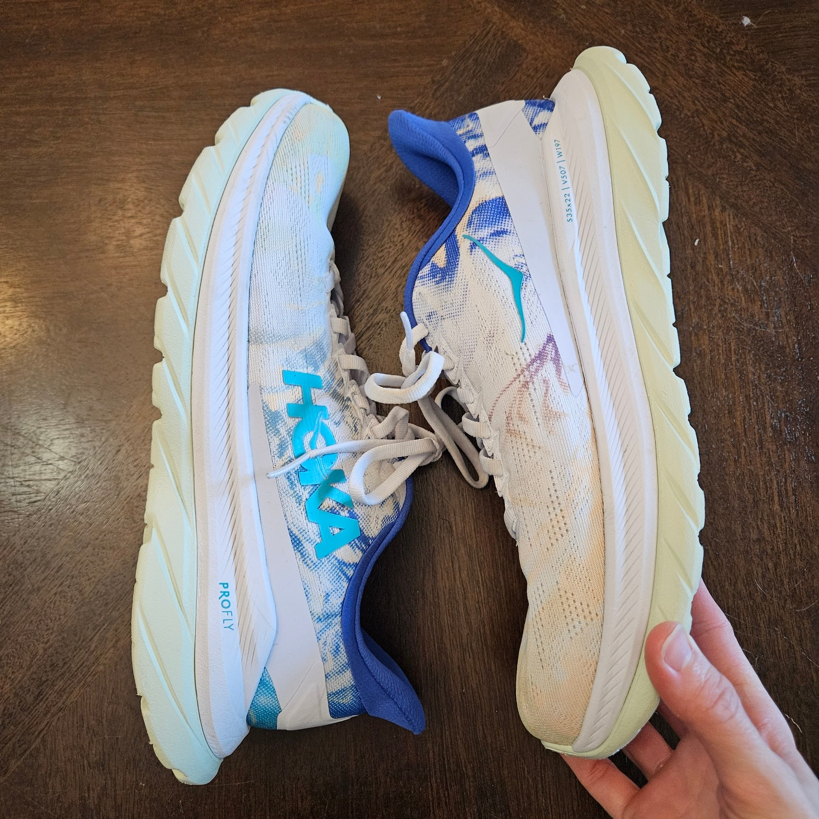 Hoka Womens Mach 4 Running Shoes Size 9.5B Together Pack Sneaker