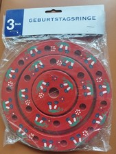 Geburtstagsringe Set 3 teilig NEU