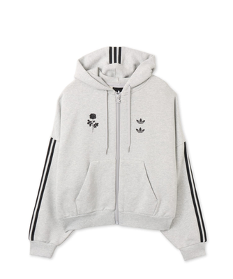 adidas x Willy Chavarria Full Zip Logo Hoodie Light Grey KV2250 | eBay