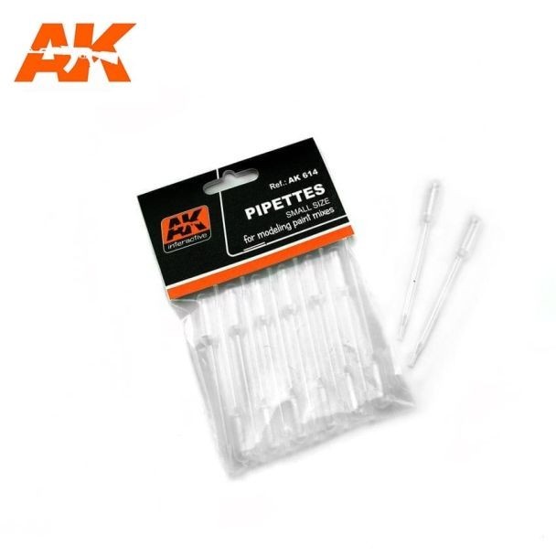 Small Pipettes x12 - Hobby Accessories - AK Interactive - Brand New