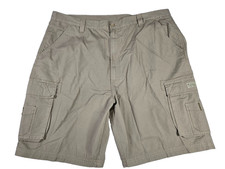 Wrangler Hero Ripstop Cargo Shorts Mens Size 42 Khaki Loose Fit Outdoor New Tags