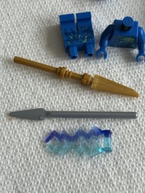 LEGO Ninjago NRG Jay Minifigure Rise of Snakes (UNPRINTED HOOD ) Authentic 9570