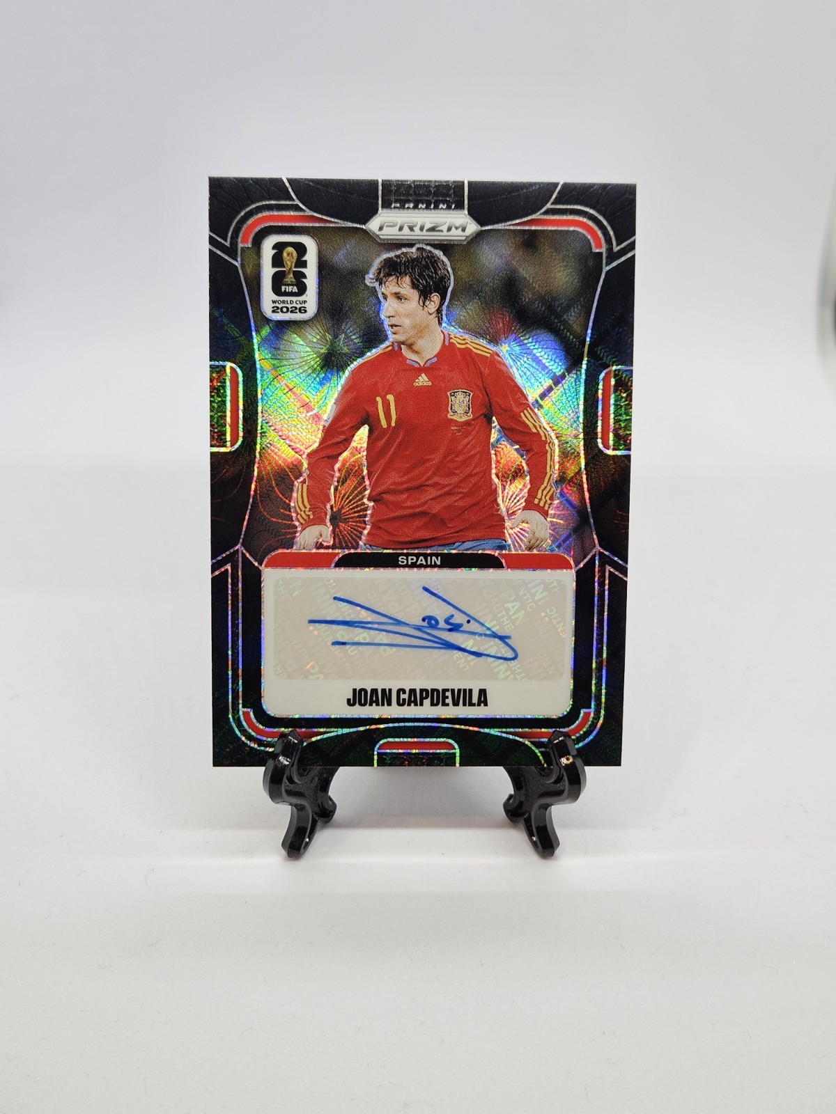 2026 Panini Prizm FIFA World Cup Joan Capdevila Black Auto 1/1
