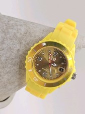 Ice-Watch Classic Collection Quartz Yellow Dial Unisex Watch Small New Battery