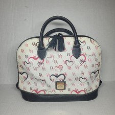 Dooney Bourke Multi Sweetheart Double Zip Satchel Bag, Rare - See Info