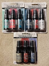 Tim Holtz Ranger Distress Mica Stain Holiday Xmas Set 2022 - 3 4, 2023 - 5