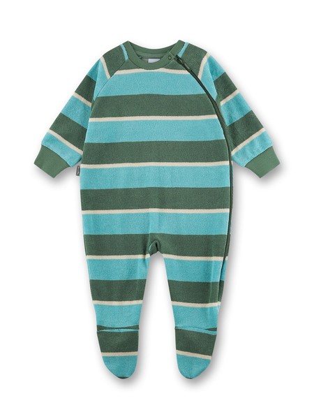 Sanetta Jungen-Strampler GrüN, Baby Overall, Baumwolle, GrößE 62-68-image