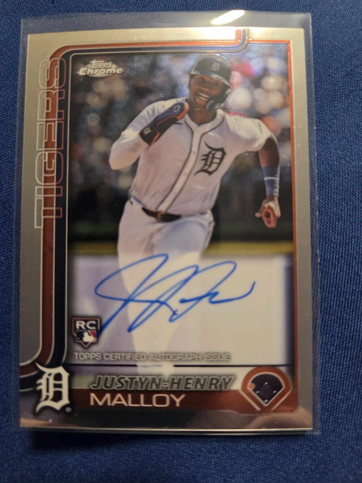 2025 Topps Chrome - Rookie Autographs Justyn-Henry Malloy #RA-JM (AU, RC)