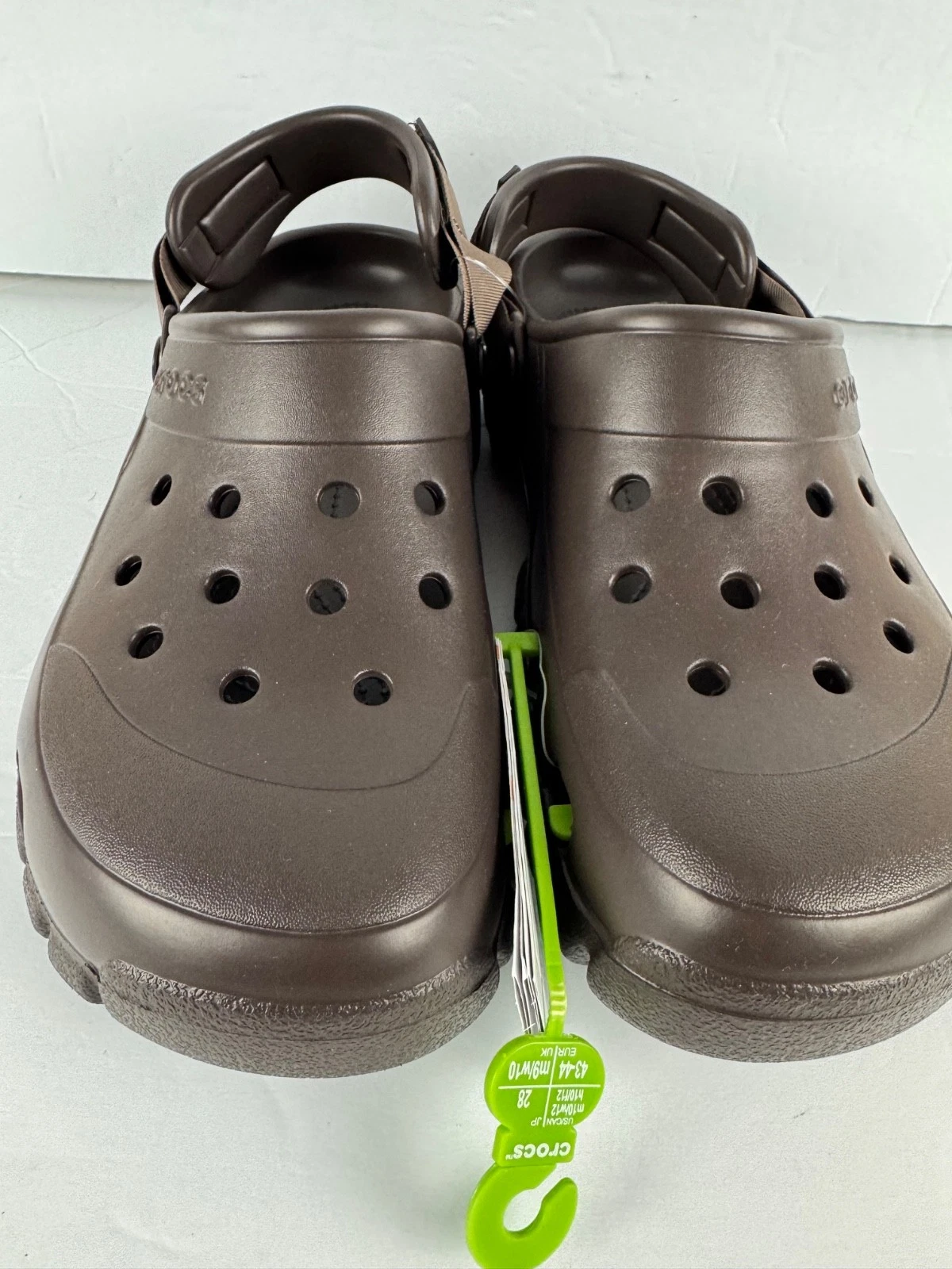 Crocs Offroad Sport Clog- Adjustable Strap- Brown/Espresso/Walnut- Unisex Sizes