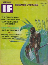 IF: WORLDS OF SCIENCE FICTION, JULY 1967, CLASSIC OLD SF DIGEST!!!