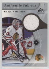 2005-06 SP Game Used Edition Authentic Fabrics Nikolai Khabibulin #AF-NK w5b