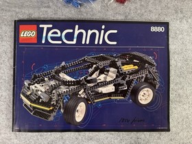 LEGO Technic 8880 Super Car (1994) 99% Complete Verified w/ Instructions - Rare