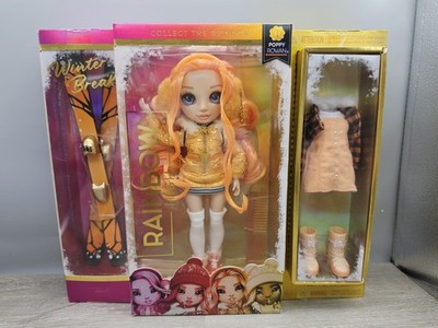 Rainbow High Winter Break Poppy Rowan 2021 NIB Butterfly Doll New in Box