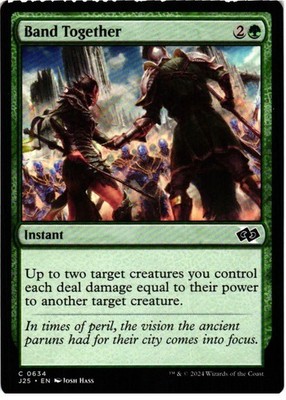 Band Together 634 Common Foundations Jumpstart Magic: The Gathering Near Mint