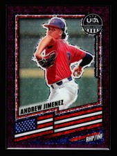 2026 Panini Stars & Stripes Purple Disco /99 -- #146 Andrew Jimenez NTDP
