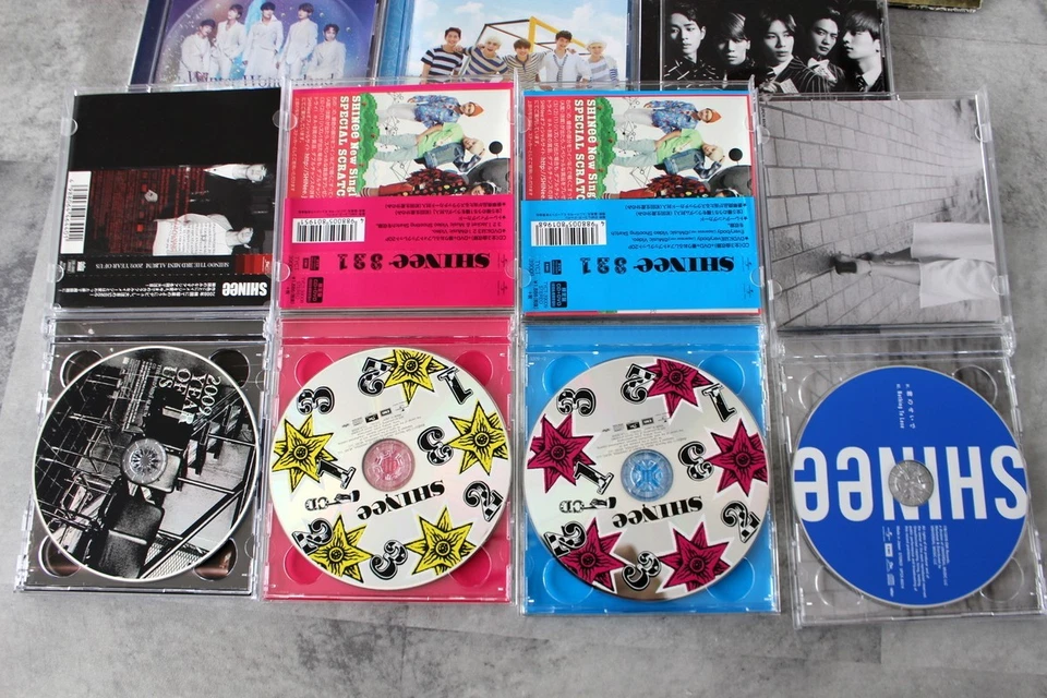 SET x10 SHINee Japan CD Dazzling girl Sherlock 2009 year of us 321 NO PHOTOCARD - Image 4 of 4