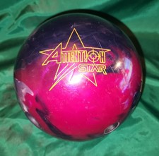 Roto Grip Attention Star Bowling Ball 15 Preowned Span 3 13/16 " Small Fingers