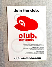 Nintendo Club - Insert Only - Nintendo Wii