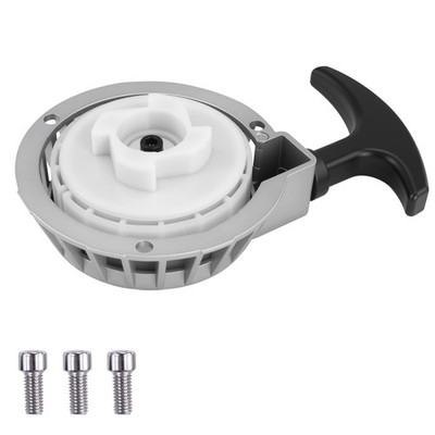 PRO BAT Aluminum Alloy Easy Recoil Pull Start Starter for 47cc 49cc Silver 