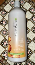 * MATRIX BIOLAGE OIL RENEW SYSTEM SHAMPOO 33.8 OZ LITER / DRY POROUS HAIR REPAIR