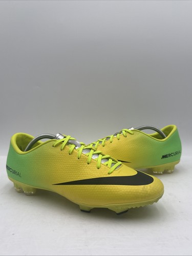 Nike Mercurial Victory IV FG Soccer Football Cleats 555613-703 Mens Size 11.5