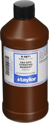 TAYLOR TECHNOLOGIES INC R-0871-E FAS-DPD TITRATING 16 OZ