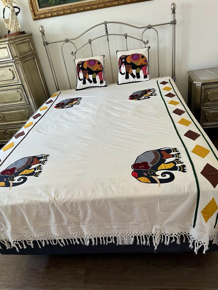 Juego De Edredón Andency Queen Size Blanca 3 Piezas - Venta Internacional