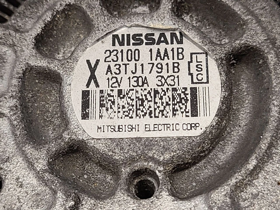 Alternador Nissan Quest 2011-2017 6 cilindros 130 amperios 231001AA1B 11-17       Foto 3 de 4