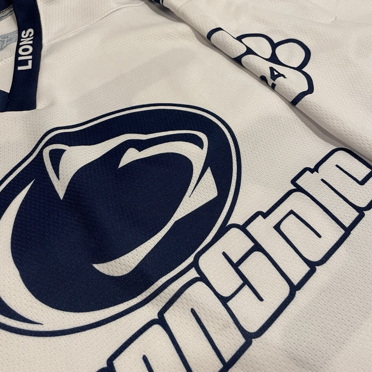 Maillot Roller Hockey Les Piranhas – Whitebear – Vintage – Taille M – France