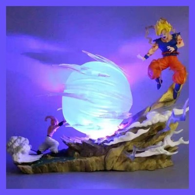 Figurine Dragon Ball Z – Buu Vs Goku – Super Saiyan Genki Bombe – 21 Cm