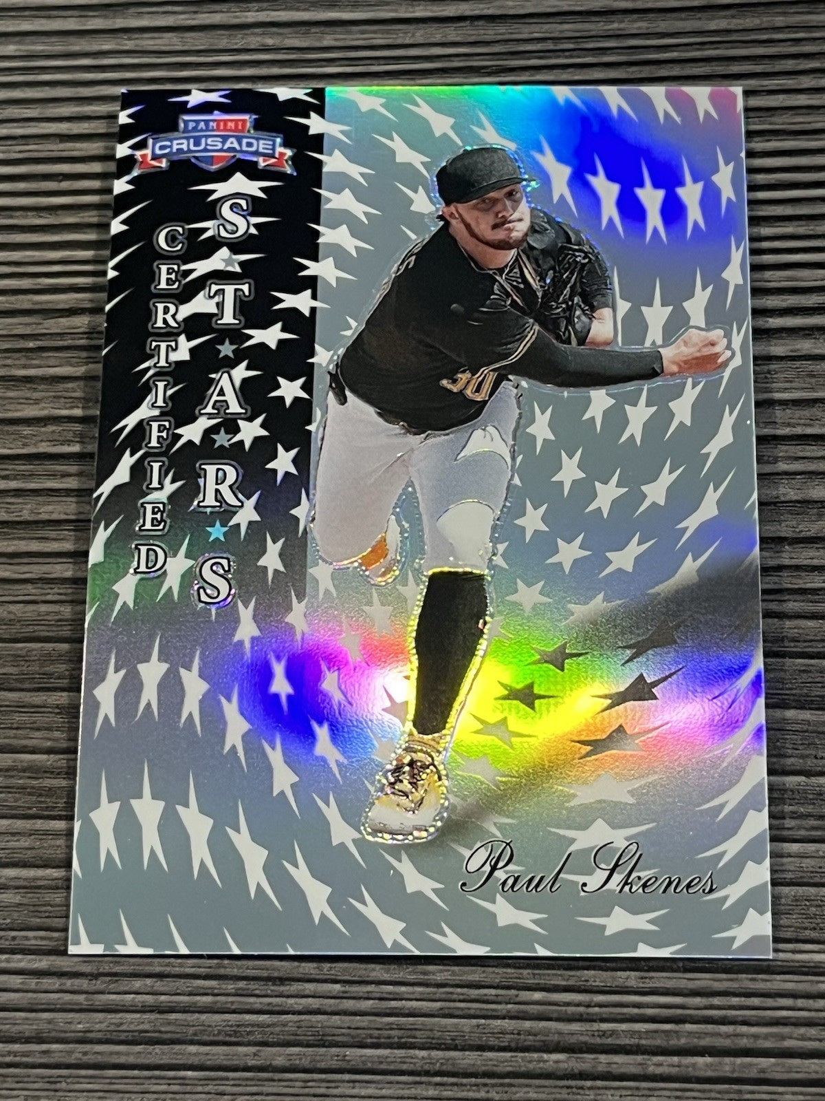 Paul Skenes 2025 Panini Crusade - Certified Stars #13