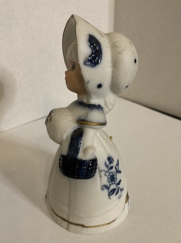 Vintage Royal Majestic Bells Bisque porcellana statuina campana ragazza di JASCO - Foto 2 di 8