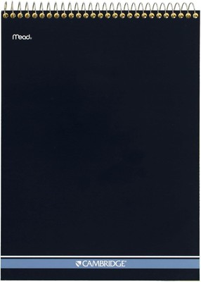 Mead Legal Pad Writing Pads, Top Bound, Wide Ruled Paper, 8-1/2'' x Yellow 