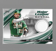 2023 Topps Baseball #MLM-SL Shea Langeliers RC *Major League Material* Patch A's