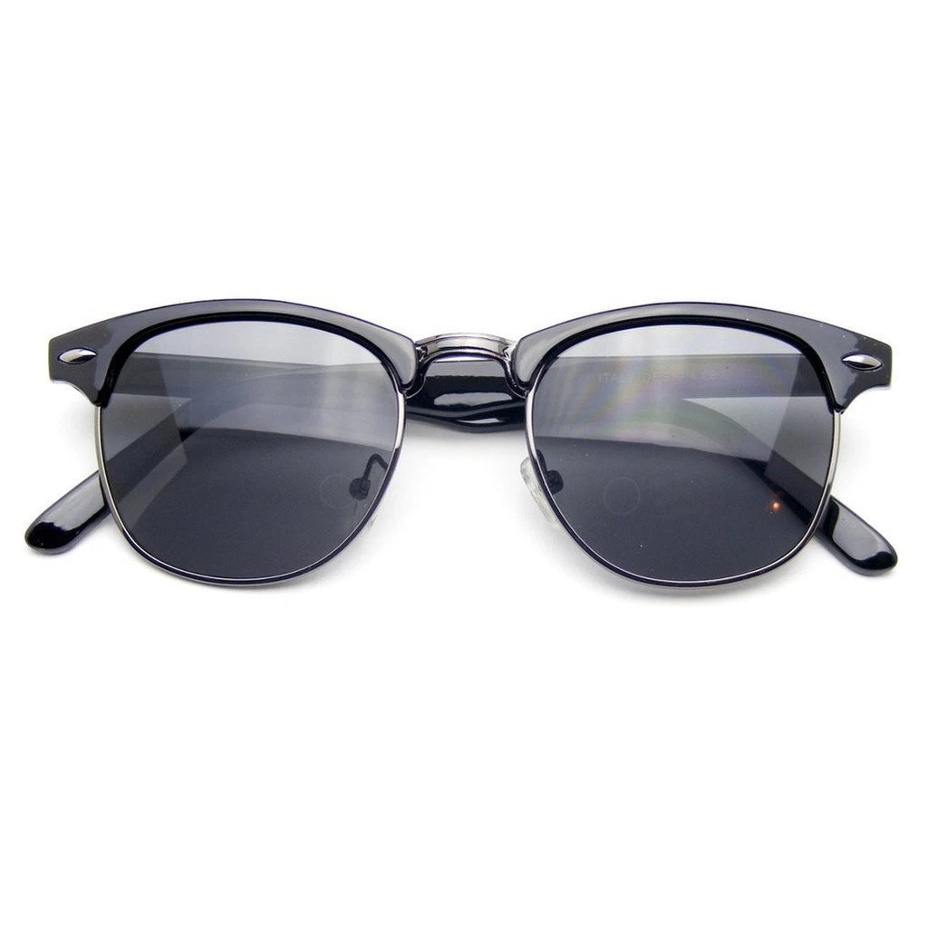 Mens semi top rimless sunglasses