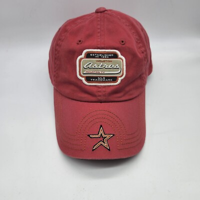 Houston Astros Orange Hat Cap American Needle Patch Adjustable