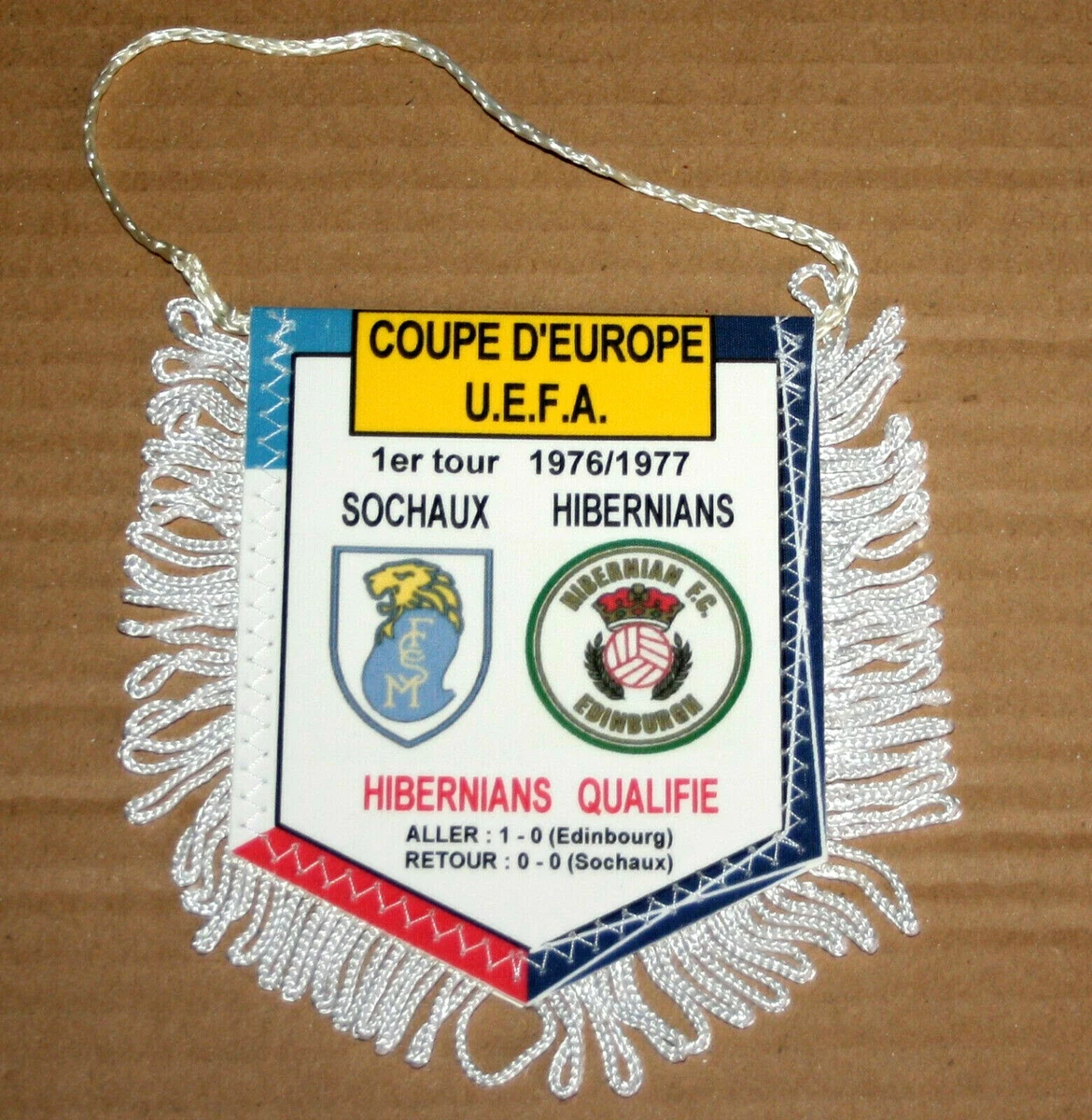 Fanion Vintage FC Tours (TFC) - Avant 2000, Rare Collection Football Français
