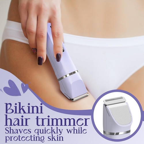 Electric Shaver for Women - Body Hair Trimmer Shaver for Women'S Grooming, Wet & - Picture 6 of 9